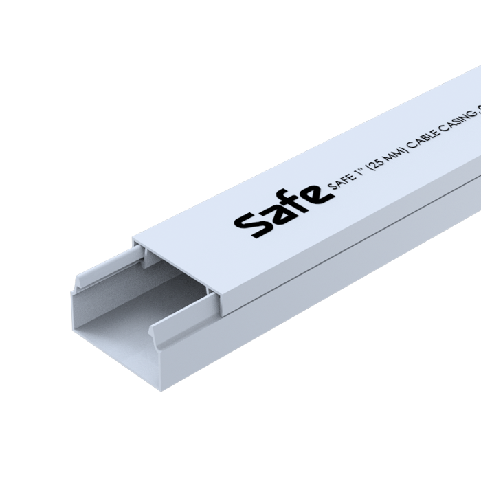 WCC01 [1" (25mm) Cable Casing White]